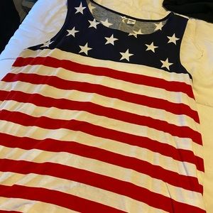 Old navy American flag tank top